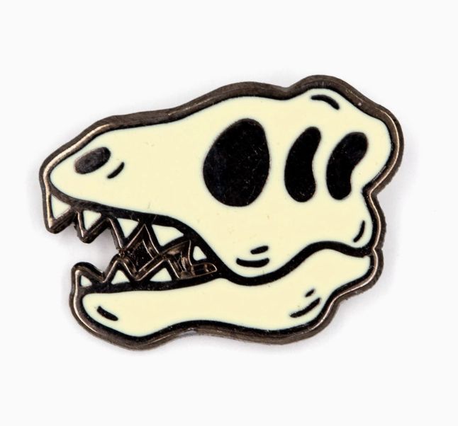T Rex Skull Pin