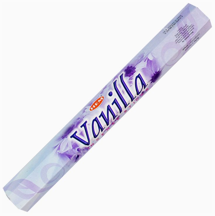 Vanilla Incense Sticks hex pack