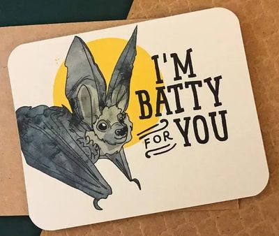 Batty For You Card