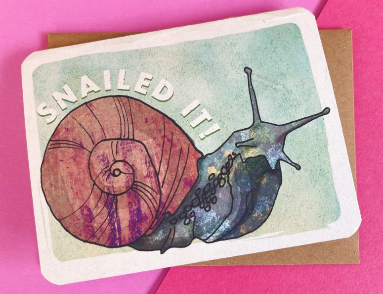 Snailed It Card