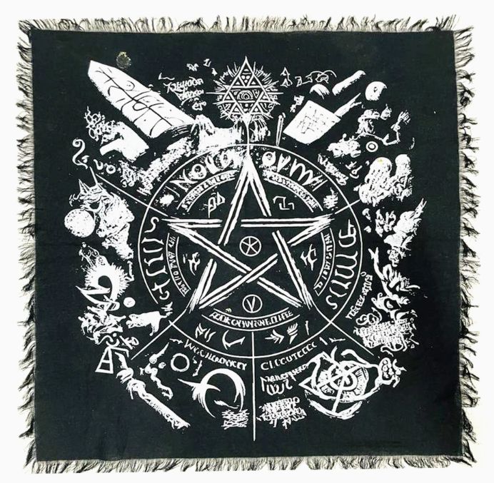 Pentagram Altar Cloth