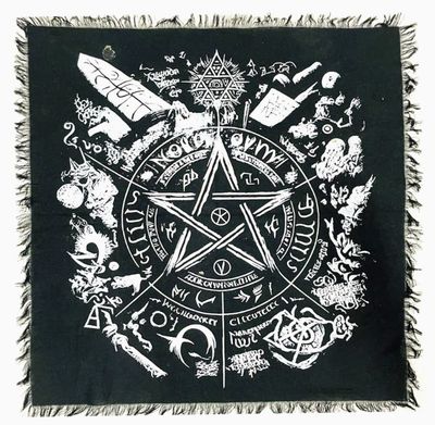 Pentagram Altar Cloth