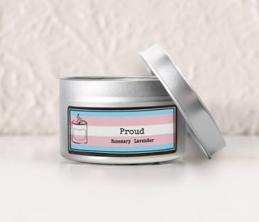 Trans Pride - Proud Candle