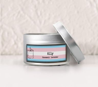 Trans Pride - Ally Candle