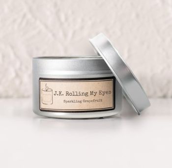 J.K. Rolling My Eyes Candle
