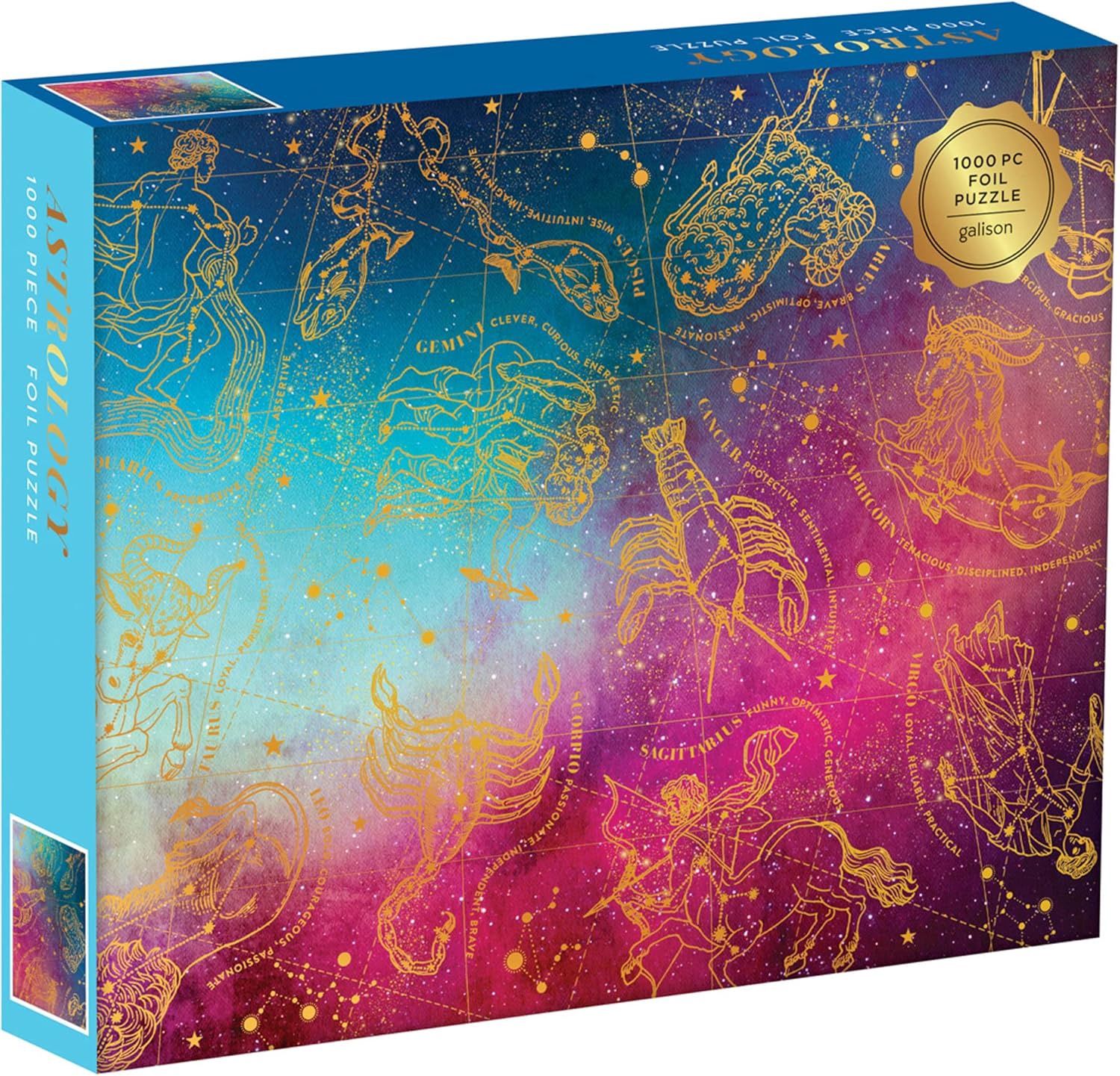 Astrology 1000 Piece Foil Jigsaw Puzzle