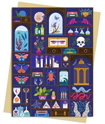 A Cabinet of Curiosities Greeting Card