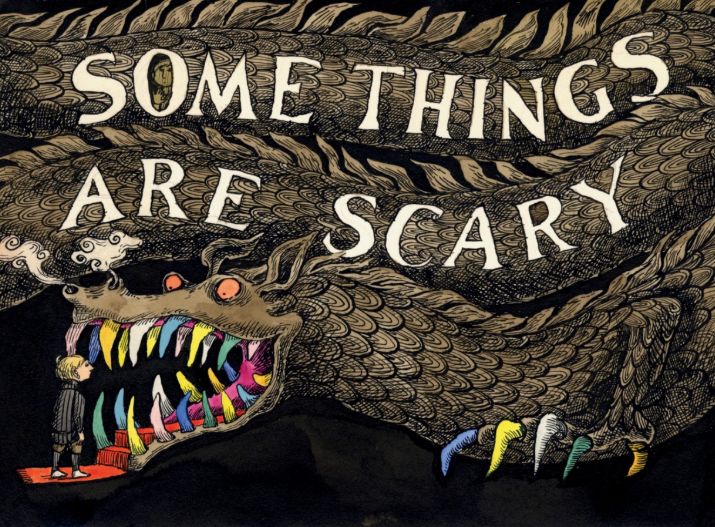 Edward Gorey Some Things Are Scary Notecard