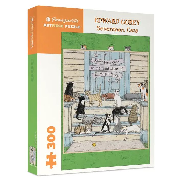 Edward Gorey: Seventeen Cats 300-Piece Puzzle