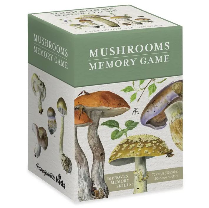 Mushrooms: Alexander Viazmensky Memory Game