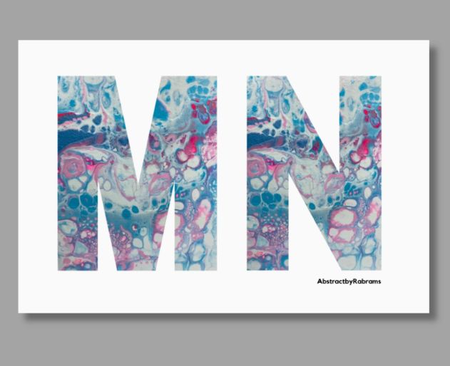 Minnesota Abbreviation Trans Pride Vinyl Sticker