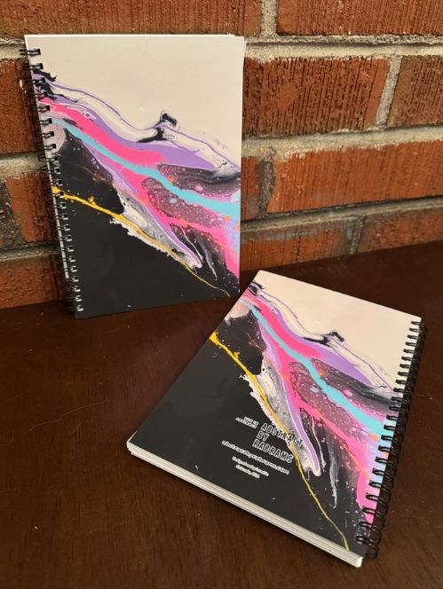Purple, Pink, Blue Soft Touch Wire-O Notebook