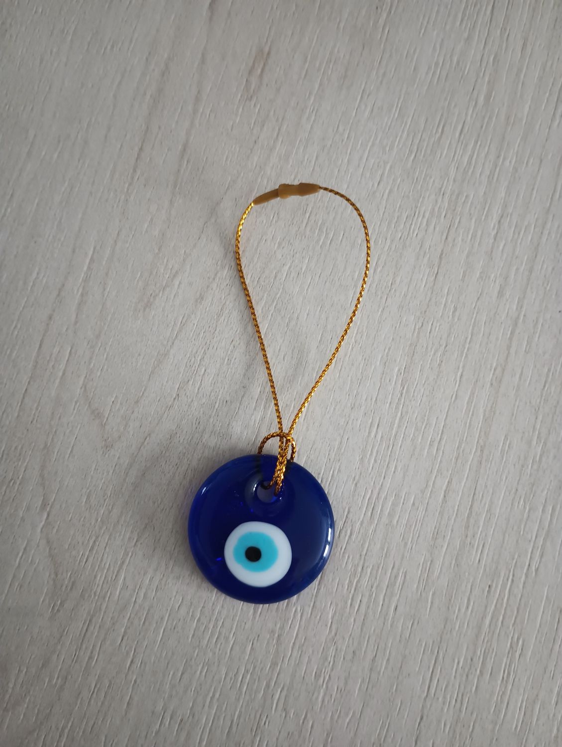MoonStone Holiday Ornament, Design: Glass Evil Eye