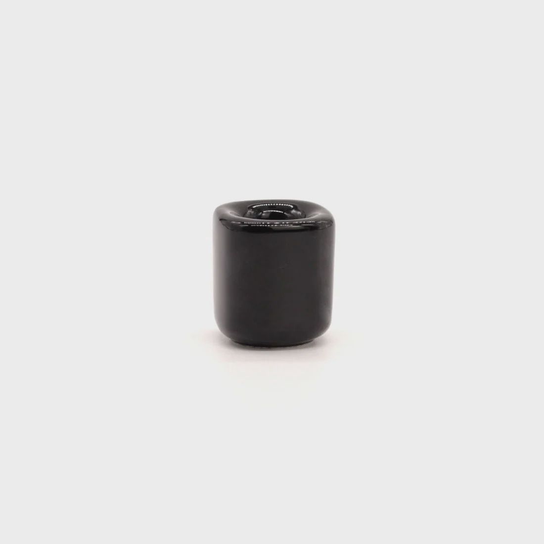 Ceramic Chime Candle Holders, Colour: Black