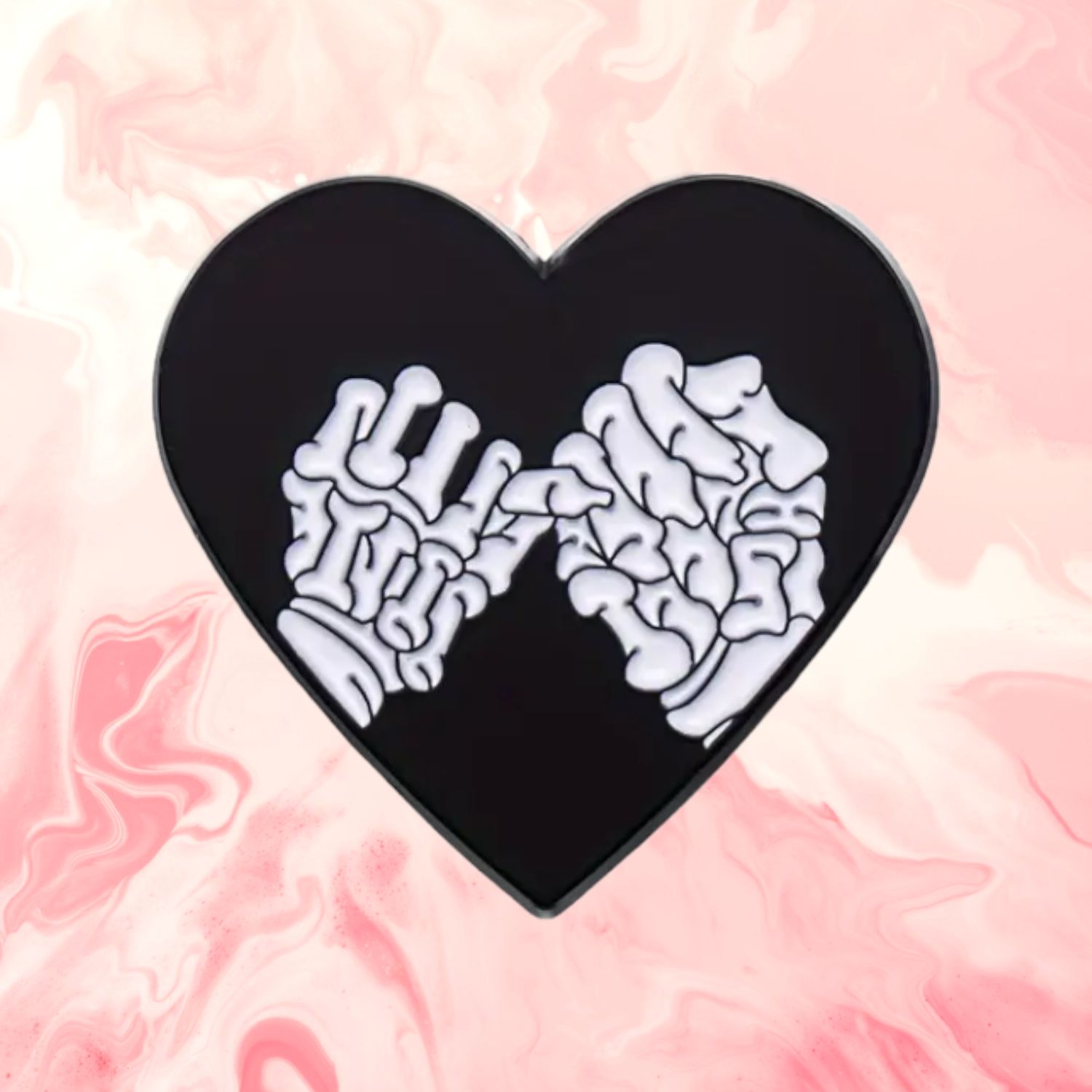 Skeleton Pinky Swear Pin