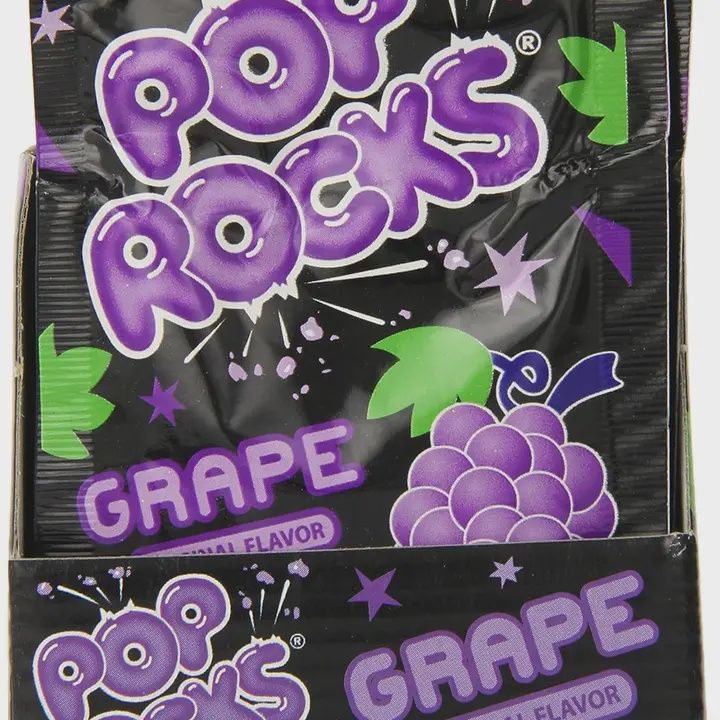 Pop Rocks Candy, Flavor: Grape