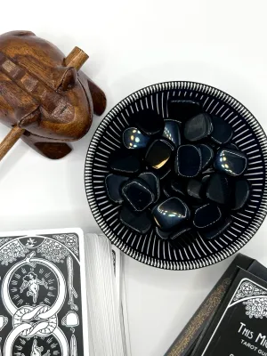 Black Obsidian Pocket Stone