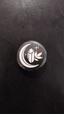 MoonStone Button - Black