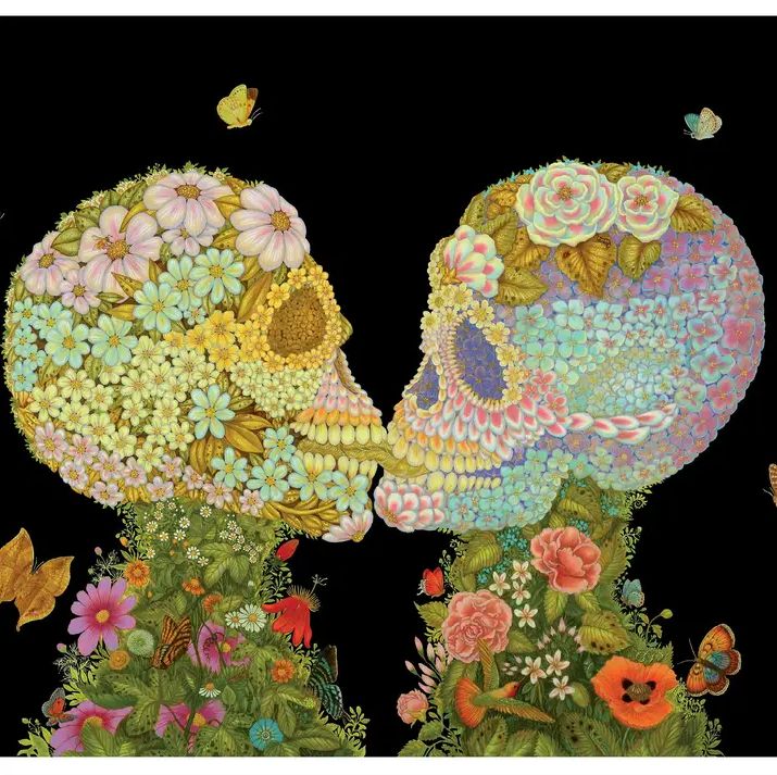 The Eternal Kiss of Spring Notecard