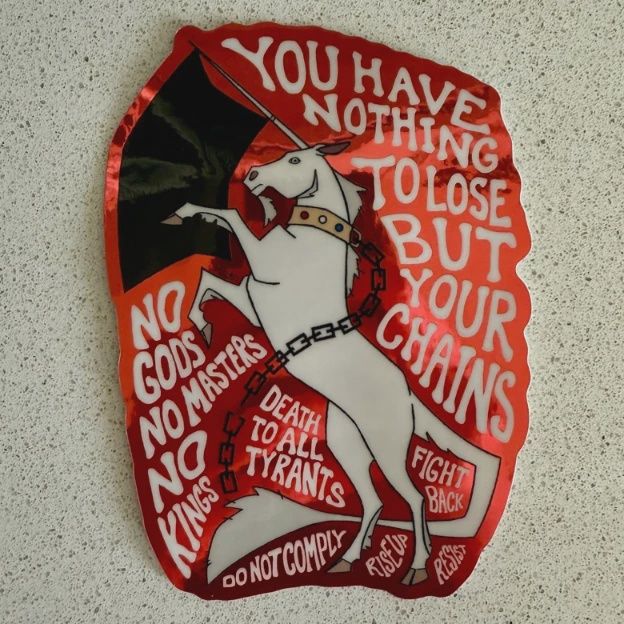 Unicorn Rebel Sticker