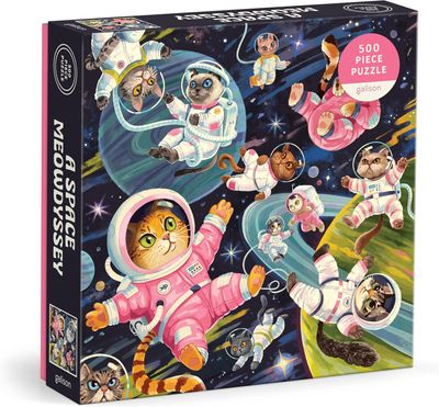 Space Meowdyssey – 500 Piece Jigsaw Puzzle