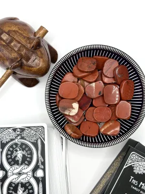 Red Jasper Pocket Stone