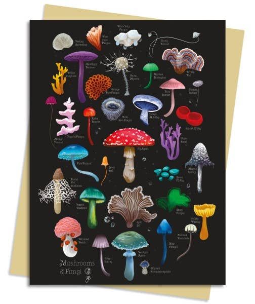Anna Stead: Mushrooms &amp; Fungi Greeting Card