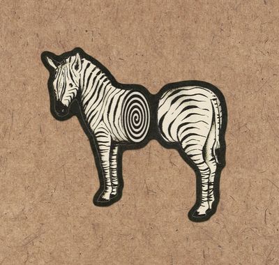 Zebra Sticker