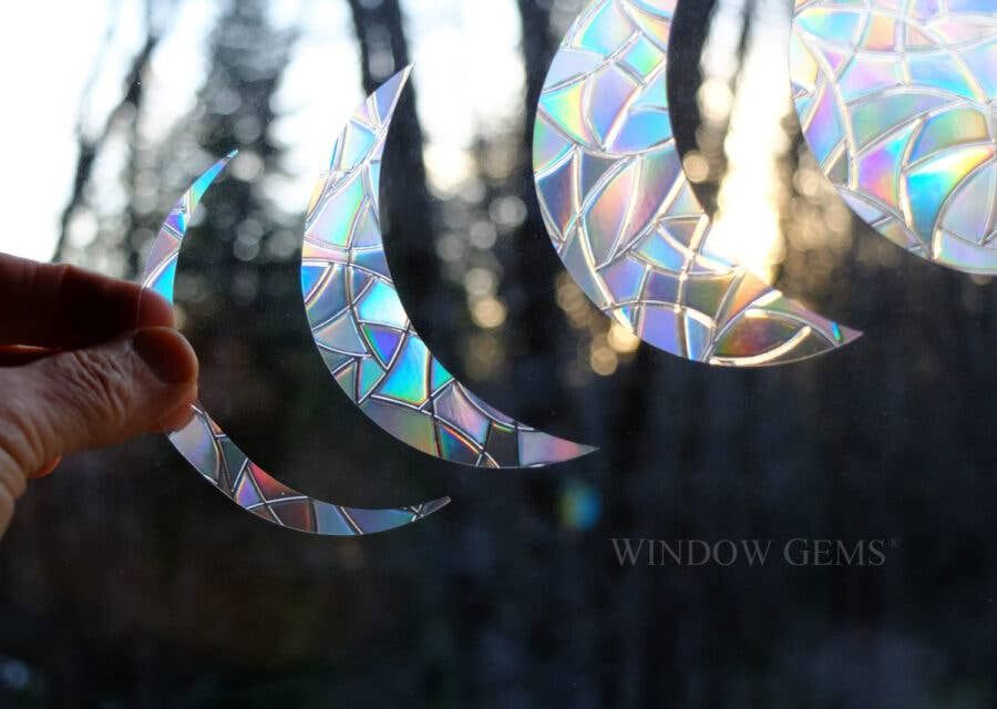 Moon Phases Window Clings