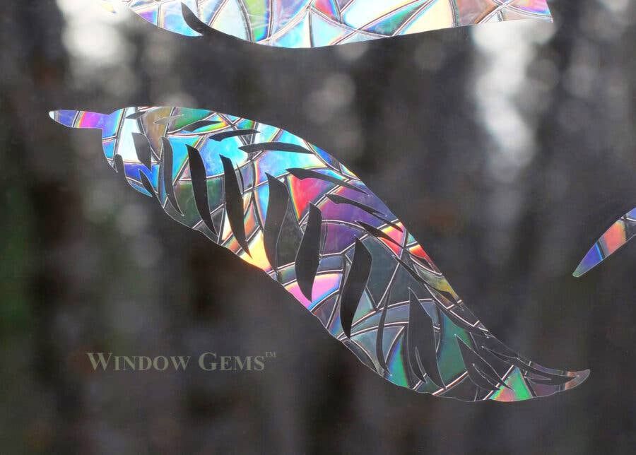 Feather Suncatcher Window Clings