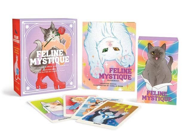 Feline Mystique Oracle Deck and Guidebook, Format: Cards