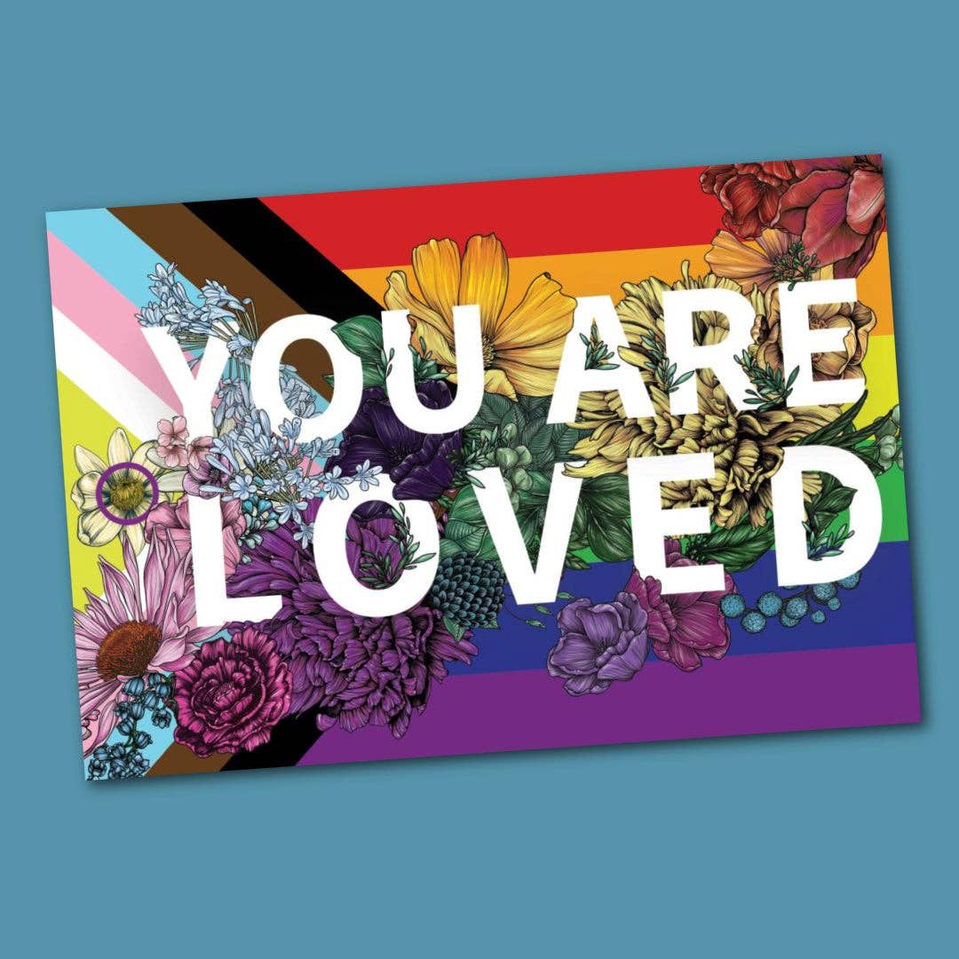 You Are Loved Pride Flag Sticker