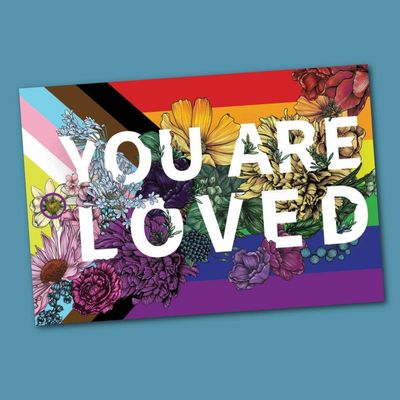 You Are Loved Pride Flag Sticker