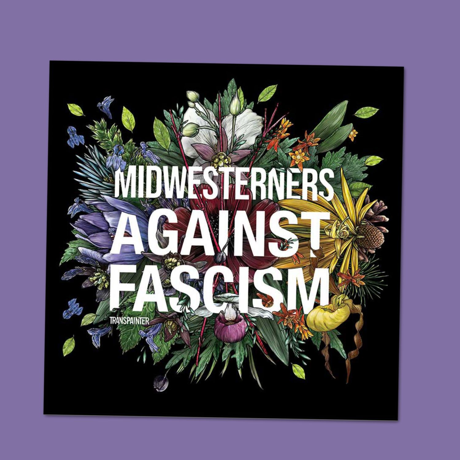 Midwesterners Against Fascism Sticker