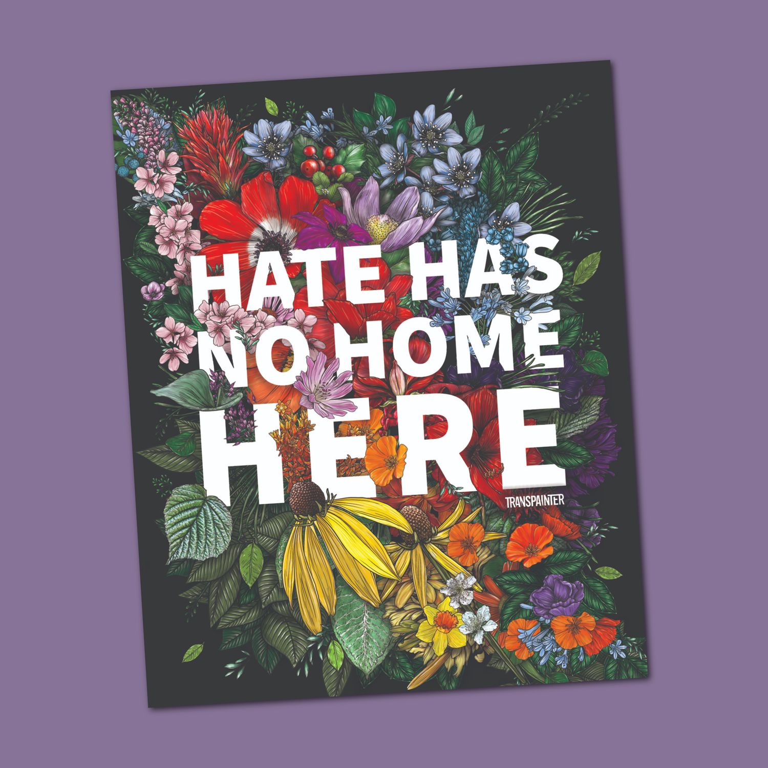 Hate Has No Home Here Sticker