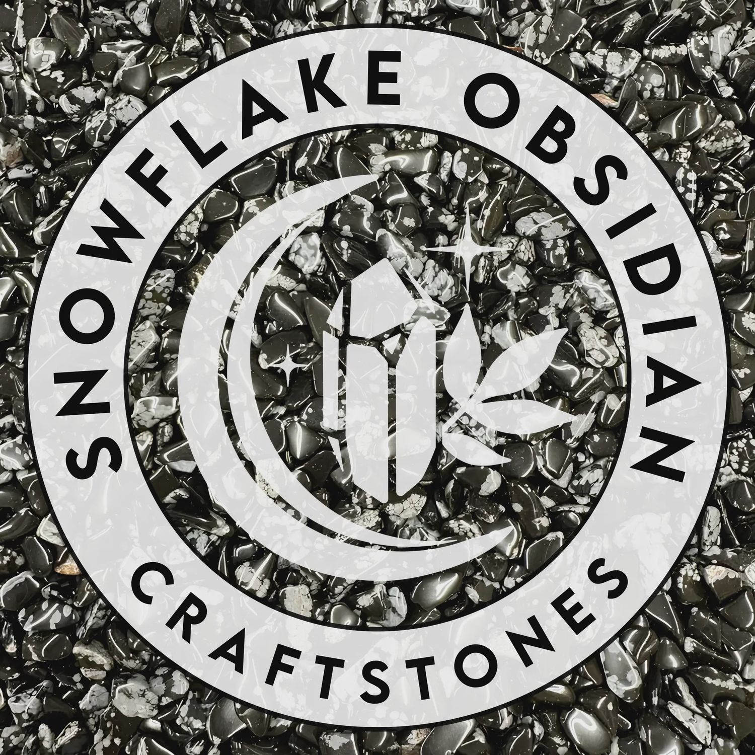 Snowflake Obsidian Craftstones