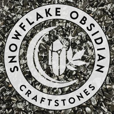 Snowflake Obsidian Craftstones