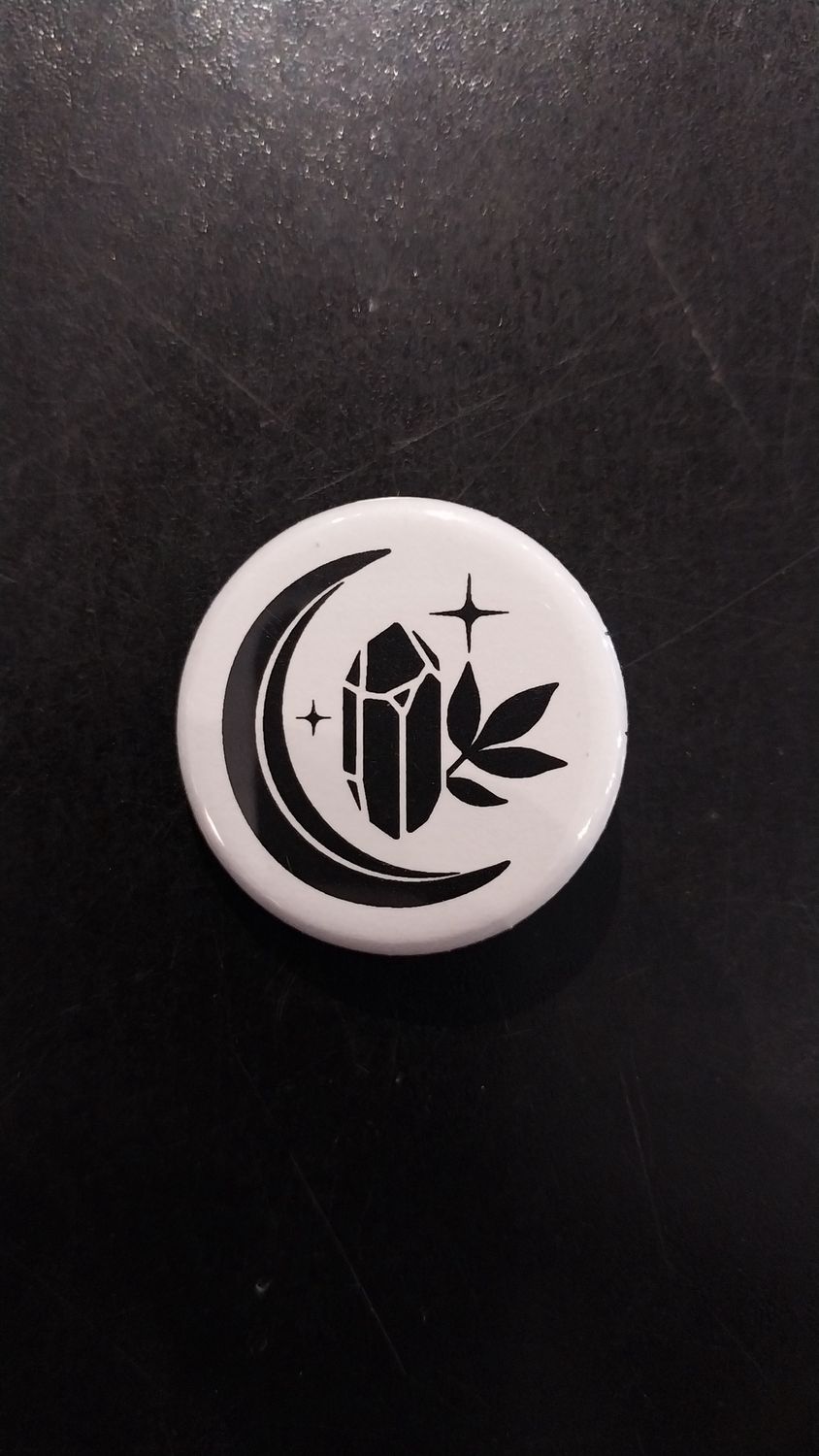 MoonStone Button - White