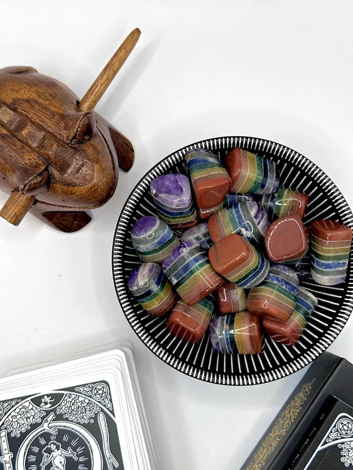 Rainbow Tumbled Pocket Stone