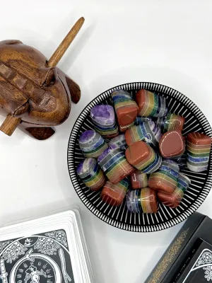 Rainbow Tumbled Pocket Stone