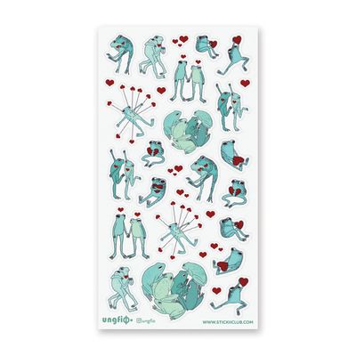 Toadally in Love Sticker Sheet