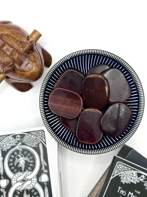 Red Tiger Eye Pocket Stone