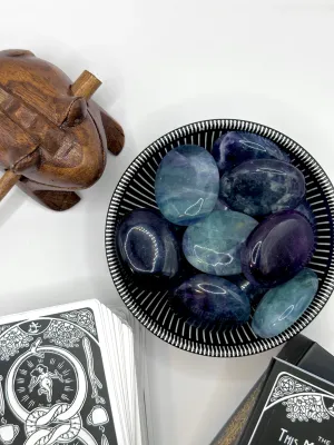 Fluorite Palm Stone