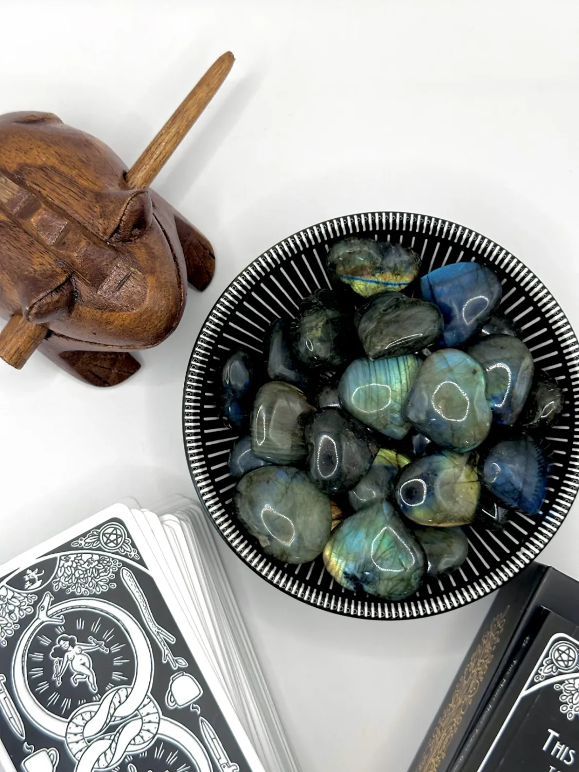 Labradorite Heart