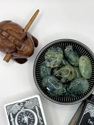 Prehnite Palm Stone