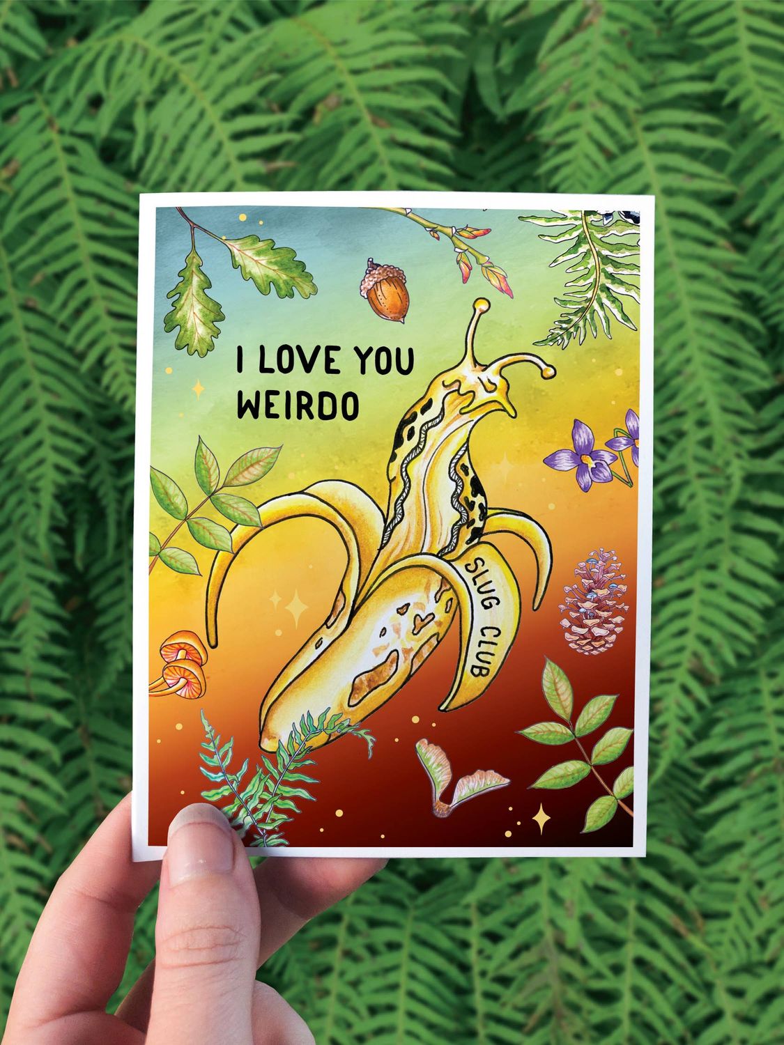 Slug Weirdo Greeting Card