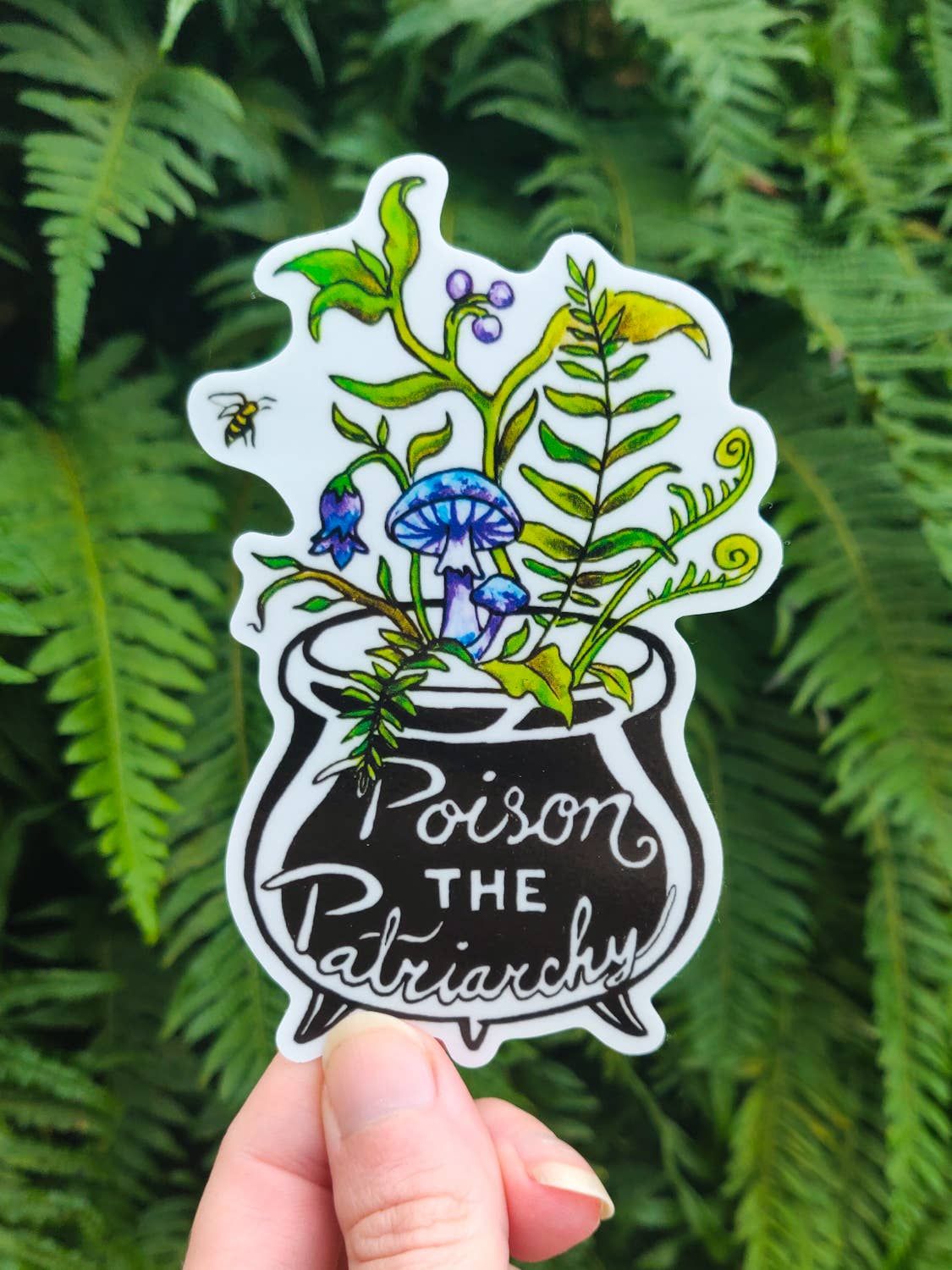 Poison the Patriarchy Vinyl Sticker