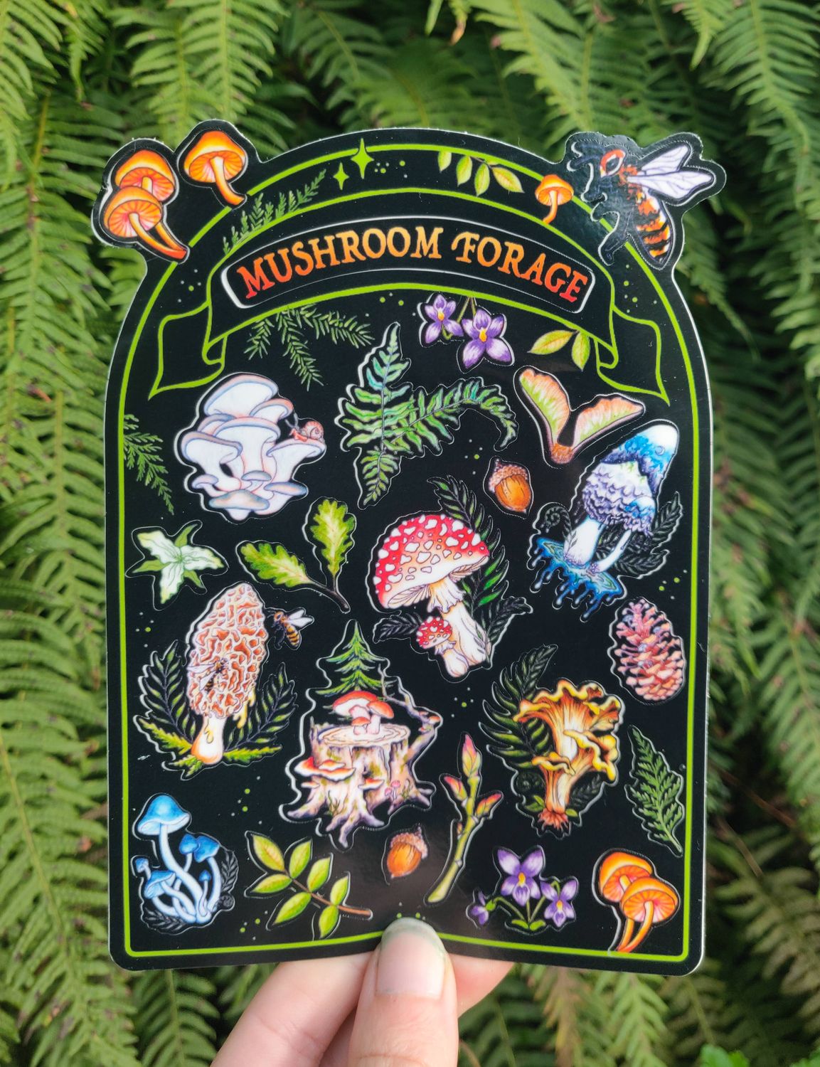 Mushroom Forage Sticker Sheet