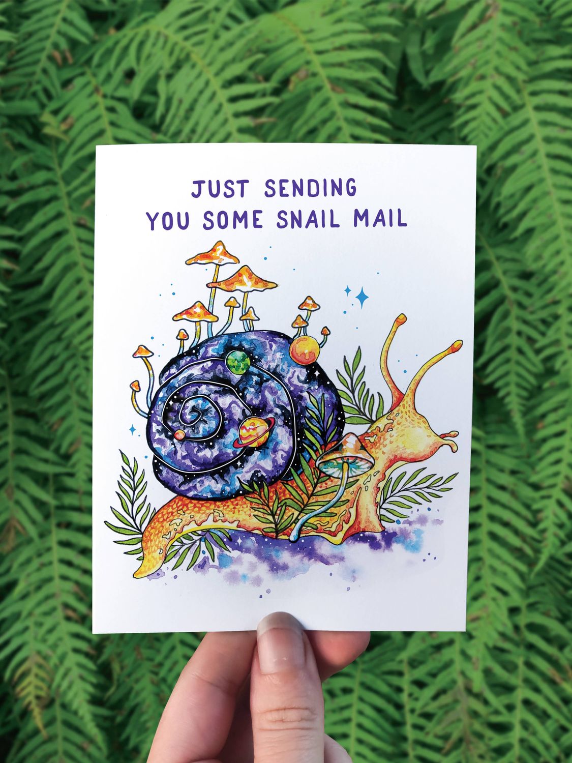 Snail Mail Greeting Card