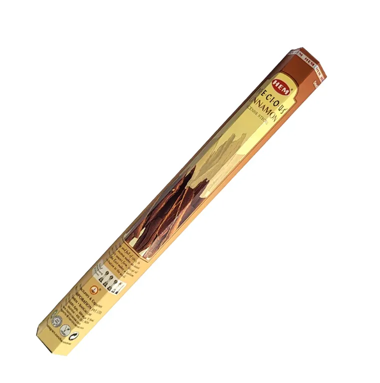 Precious Cinnamon Incense Sticks hex pack